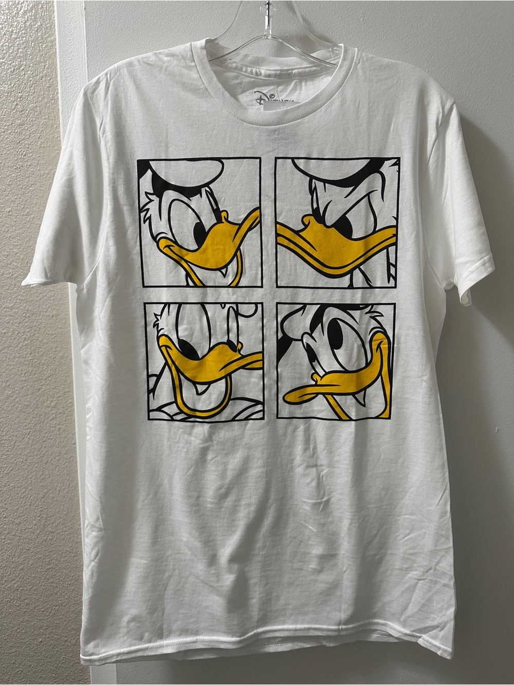 Disney White Donald Duck Four-Panel Graphic Tee